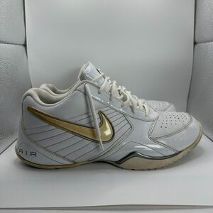 Nike Mens Air Baseline Low Basketball Shoe Mens Size 12 White 386240-111